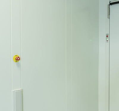 Reinraum-Wände als Bandrastersystem