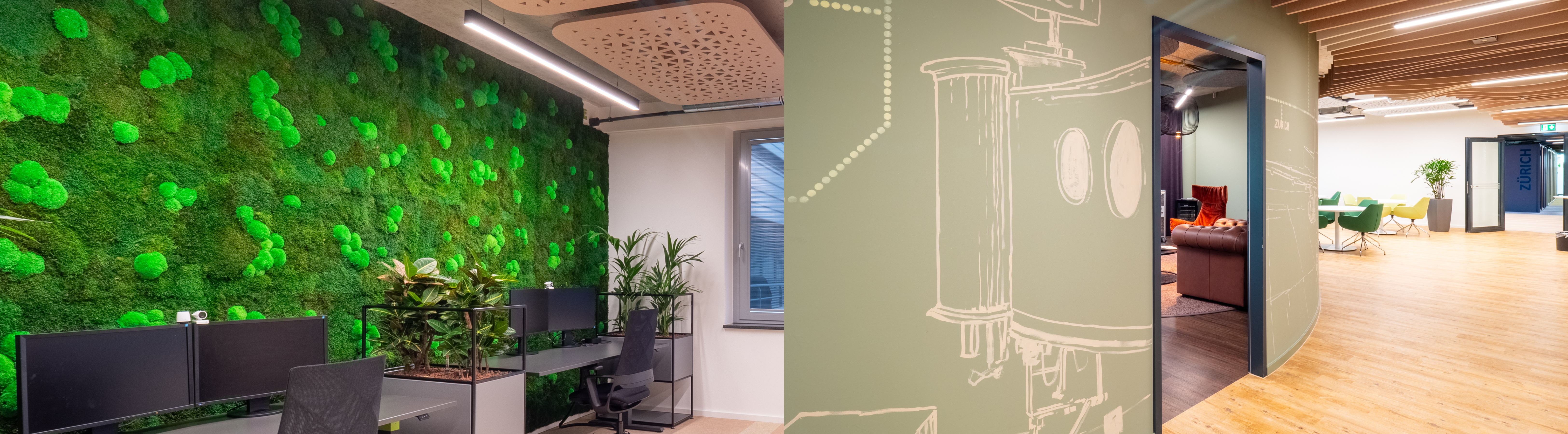 G+H Innenausbau Leistung im Trockenbau Wand