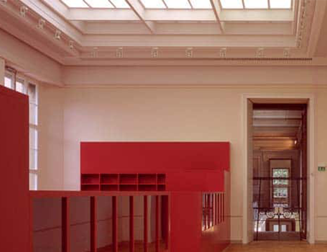 Lichtdecke mit Glaseinlage