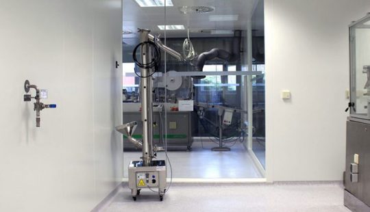 Reinraum in der Pharmafertigung Schiffweiler