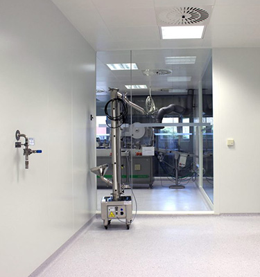 Reinraum in der Pharmaindustrie